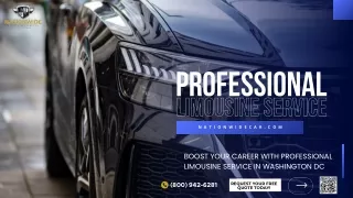 Boost Your Career with Professional Limousine Service in Washington DC