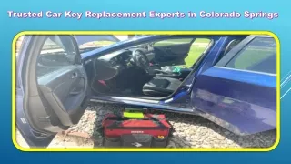 Trusted Car Key Replacement Experts in Colorado Springs