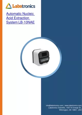 Automatic Nucleic Acid Extraction System.