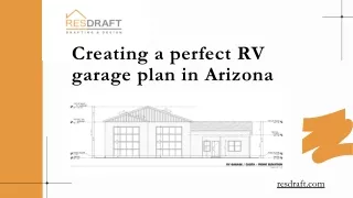 Creating a perfect RV garage plan in Arizona