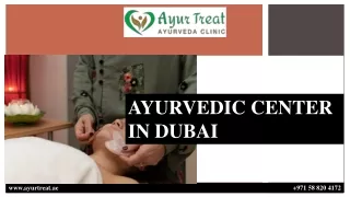 AYURVEDIC CENTER IN DUBAI