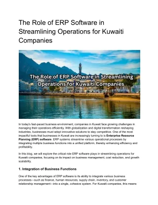_Best ERP Software  Best ERP Software KuwaitKuwait