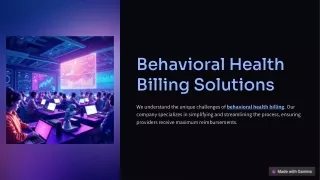 Behavioral Health Billing Company & Billing Solutions