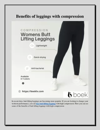 Benefits of leggings with compression