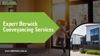 Expert Berwick Conveyancing Services for Smooth Property Transactions