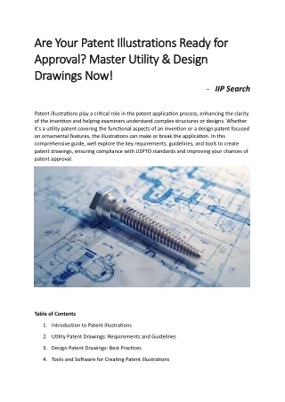 Are Your Patent Illustrations Ready for Approval?