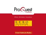 ProQuest Confidential