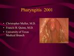 Pharyngitis 2001