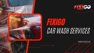 FixiGo Car Wash Service