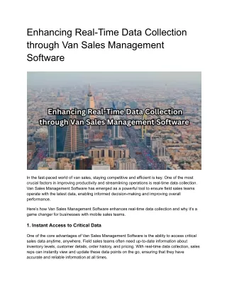 _Van Sales Management Software