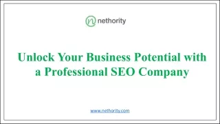 Unlock Your Business Potential with a Professional SEO Company