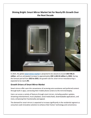 Smart Mirror Market