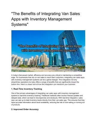 _Van Sales App
