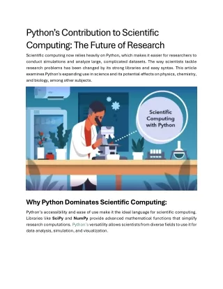 Cgit_Python’s Contribution to Scientific Computing- The Future of Research_Jambu