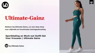 Sportkleding en Work-out Outfit Set Voor Vrouwen | Ultimate Gainz