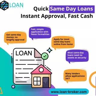 Get Approved for a Same Day Loan: Fast Cash, No Hassle