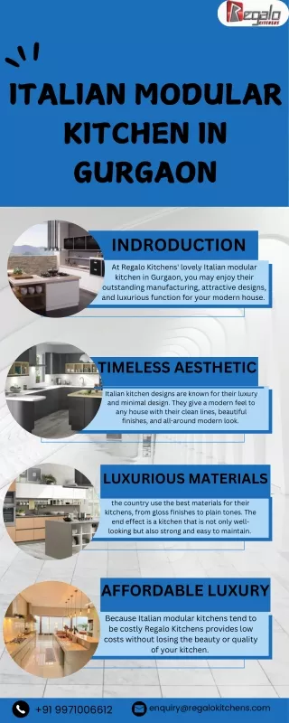 Italian Modular Kitchen in Gurgaon