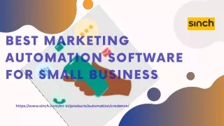 Best marketing automation software for small business