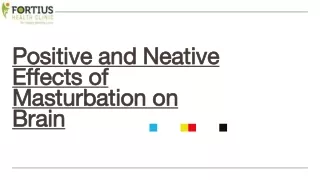 Positive and Negative Effects of Masturbation on Brain