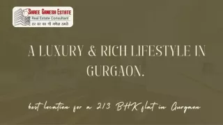 Shree Ganesh Estate  Get The best 2 and 3 BHK Flats in Gurgaon