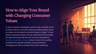 How to Align Your Brand with Changing Consumer Values