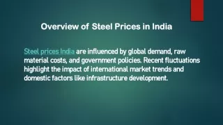 Stainless Steel Price in India - CostMasters