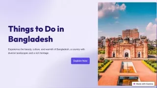 6 Top things to do in Bangladesh