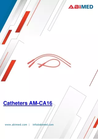 Catheters 16