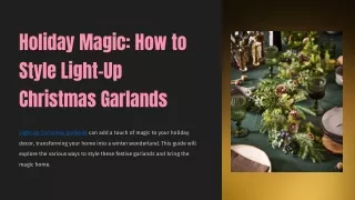 Holiday Magic_ How to Style Light-Up Christmas Garlands