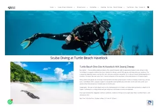 Scuba Diving at Turtle Beach, Havelock Island | Turtle Beach Dive Site