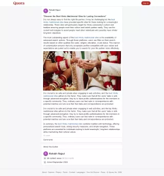 "Discover the Best Hindu Matrimonial Sites for Lasting Connections"