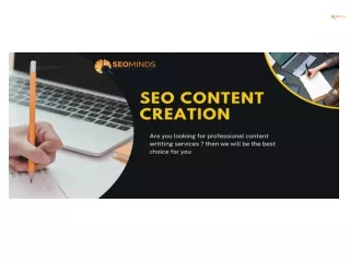 SeoMinds’ SEO Content Creation Services The Key to Higher Rankings