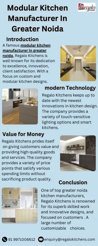 Modular Kitchen Manufacturer In Greater Noida