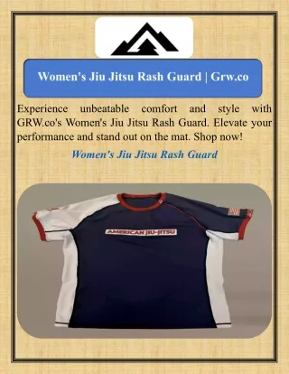 Women's Jiu Jitsu Rash Guard   Grw.co