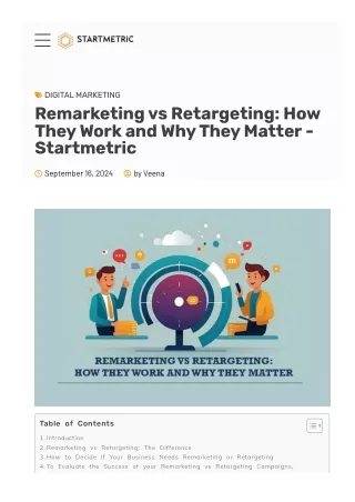 Remarketing vs Retargeting