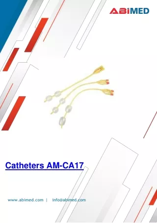 Catheters 17