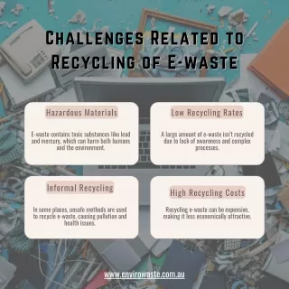 Challenges Related to Recycling of E-waste