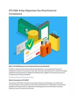 PCI DSS 6 Key Objectives You Must Know for Compliance