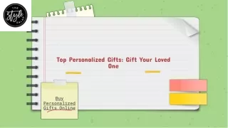 Buy Personalized Gifts Online in India