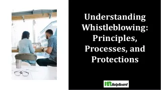 What is Whistleblowing