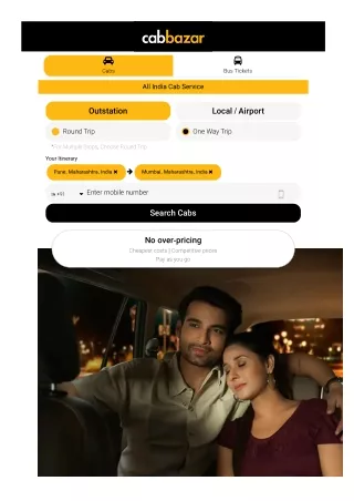 Pune to Mumbai Cab