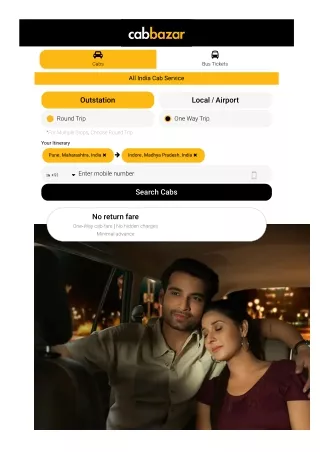 Pune to Indore Cab