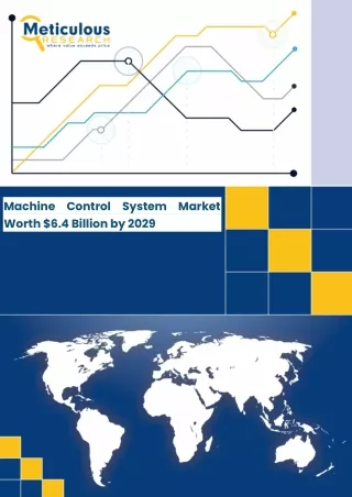 The machine control system market is on track to reach $6.4 billion by 2029.