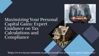 Capital gains tax accountant