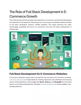 Cgit_The Role of Full Stack Development in E-Commerce Growth_Jambu
