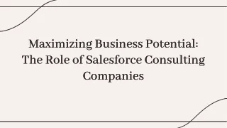 Top Salesforce Consulting Companies for Business Growth by 360 Degree Cloud