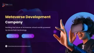 Metaverse Development Company – BlockchainAppsDeveloper