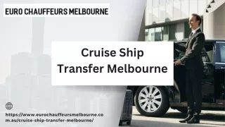 Cruise Ship Transfer Melbourne