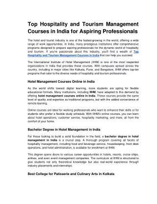 Top Hospitality and Tourism Management Courses in India for Aspiring Professionals.docx (1)