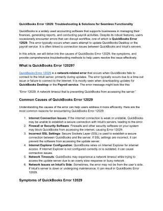 QuickBooks Error 12029_ Troubleshooting & Solutions for Seamless Functionality